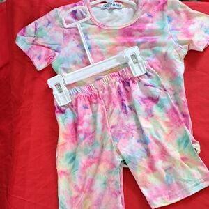 Kids Tie-Dye Matching Set